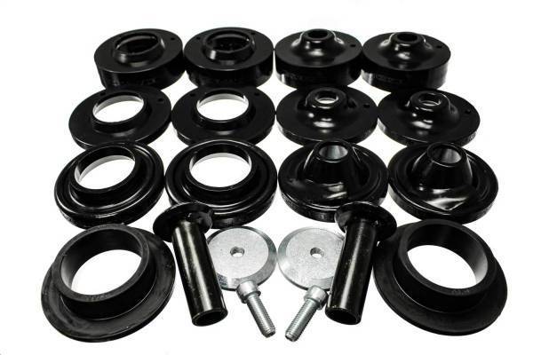 Energy Suspension - Energy Suspension Coil Spring Spacer Lift Set Black 2 in. Lift - 2.6116G