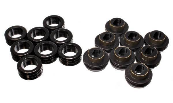 Energy Suspension - Energy Suspension Body Cab Mount Set Black Performance Polyurethane - 3.4121G