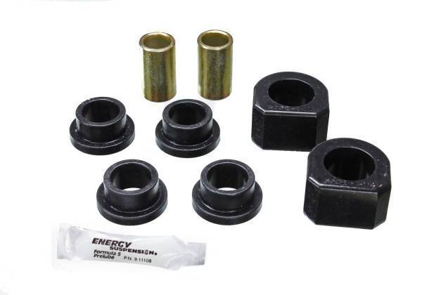 Energy Suspension - Energy Suspension Sway Bar Bushing Set Black Front Bar Dia. 1.25 in. Incl. Sway Bar End Link Bushings Performance Polyurethane - 3.5118G