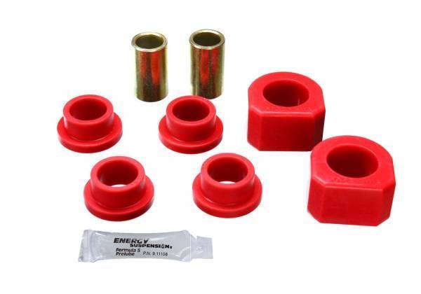 Energy Suspension - Energy Suspension Sway Bar Bushing Set Red Front Bar Dia. 1.25 in. Incl. Sway Bar End Link Bushings Performance Polyurethane - 3.5118R