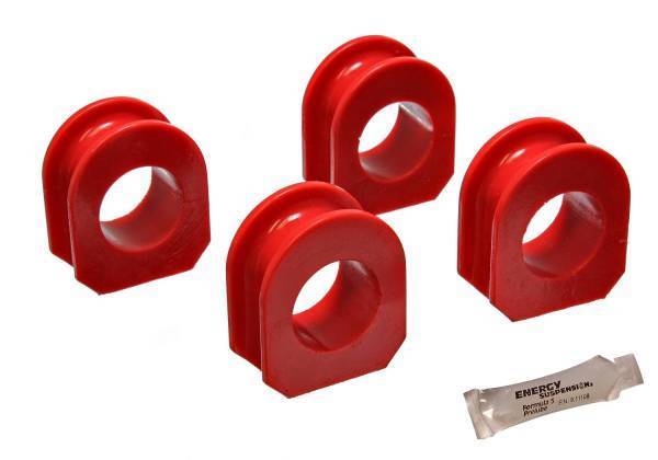 Energy Suspension - Energy Suspension Sway Bar Bushing Set Red Rear Bar Dia. 1.75 in. Performance Polyurethane - 3.5148R