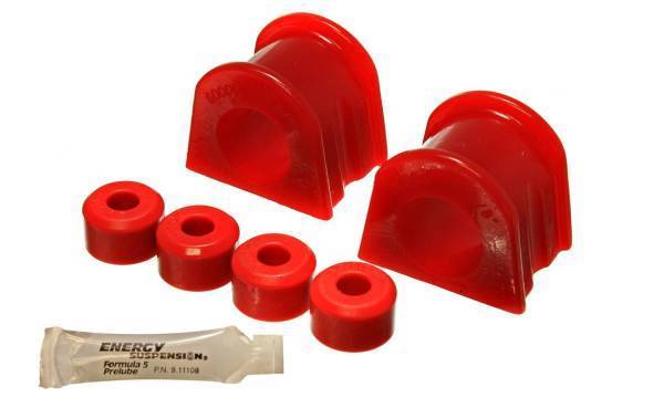 Energy Suspension - Energy Suspension Sway Bar Bushing Set Red Front Bar Dia. 1 3/8 in. Performance Polyurethane - 3.5160R