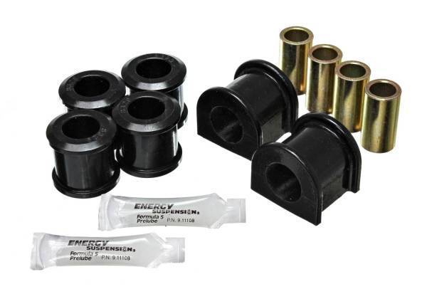 Energy Suspension - Energy Suspension Sway Bar Bushing Set Black Front Bar Dia. 1 in. Performance Polyurethane - 3.5212G