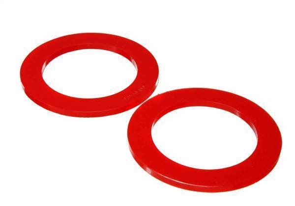 Energy Suspension - Energy Suspension Coil Spring Isolator Set Red Front Upper 5.670 ID 3.960 Length .275 Thick - 3.6116R