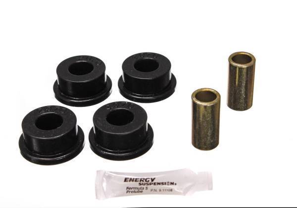 Energy Suspension - Energy Suspension Leaf Spring Bushing Set Black Front Frame Shackle Bushings Performance Polyurethane - 4.2131G