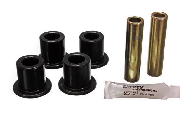 Energy Suspension - Energy Suspension Shackle Bushing Set Black Performance Polyurethane - 4.2152G