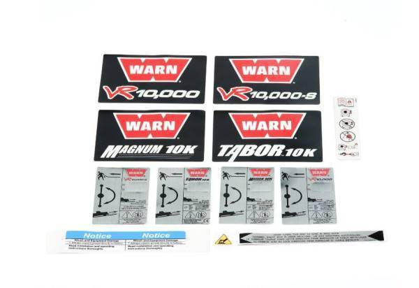 Warn - Warn LABEL KIT - 92066