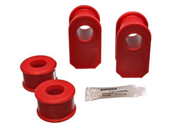 Energy Suspension - Energy Suspension Sway Bar Bushing Set Red Front Bar Dia. 1 in. Performance Polyurethane - 4.5142R