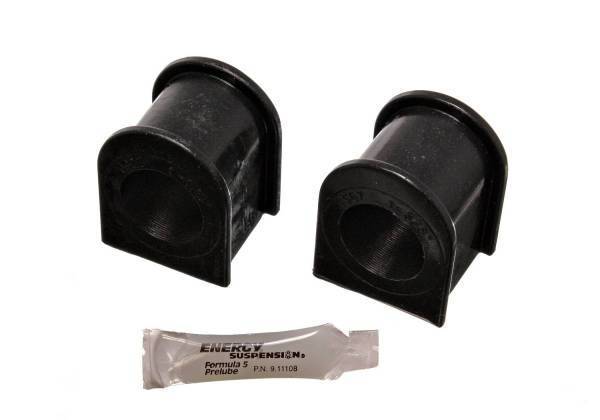 Energy Suspension - Energy Suspension Sway Bar Bushing Set Black Front Bar Dia. 36mm Performance Polyurethane - 4.5180G