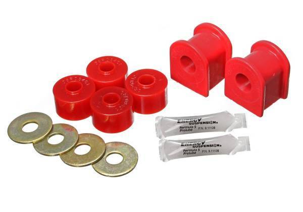 Energy Suspension - Energy Suspension Sway Bar Bushing Set Red Front Bar Dia. 13/16 in. Performance Polyurethane - 4.5196R
