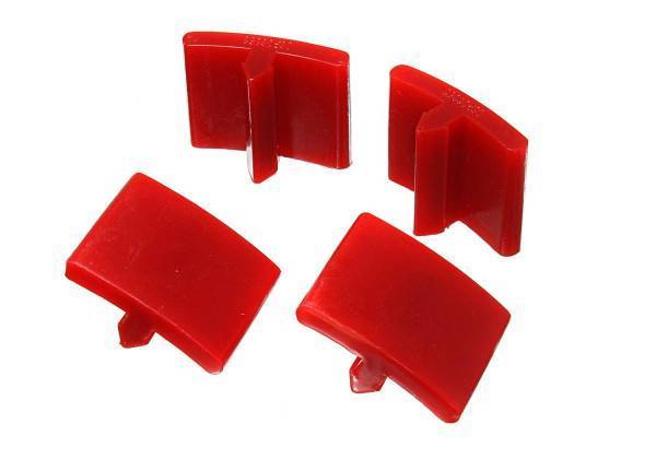 Energy Suspension - Energy Suspension Bump Stop Set Red Rear Incl. 2 Per Set Performance Polyurethane - 4.9105R