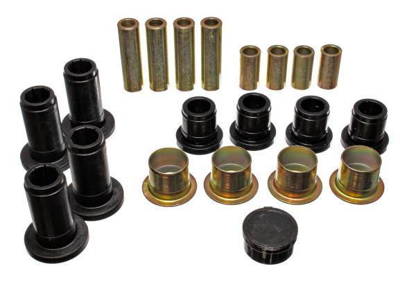 Energy Suspension - Energy Suspension Control Arm Bushing Set Black Front Lowers Must Reuse Existing Outer Shell Performance Polyurethane - 5.3124G