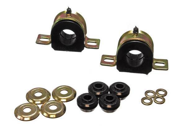 Energy Suspension - Energy Suspension Sway Bar Bushing Set Black Front Bar Dia. 32mm Greasable Frame Bushings Incl. Sway Bar End Link Bushings Performance Polyurethane - 5.5126G