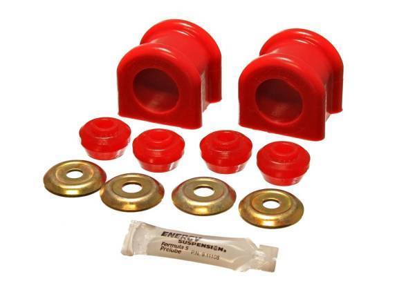 Energy Suspension - Energy Suspension Sway Bar Bushing Set Red Front Bar Dia. 32mm Performance Polyurethane Includes Sway Bar End Link Bushings - 5.5174R