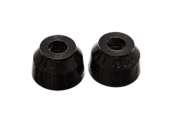 Energy Suspension - Energy Suspension Tie Rod Dust Boot Black Round Style 2 Pack - 9.13131G