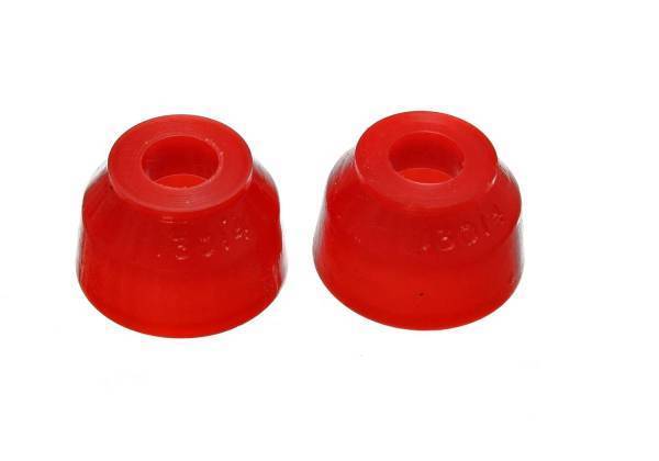 Energy Suspension - Energy Suspension Tie Rod Dust Boot Red Round Style 2 Pack - 9.13131R