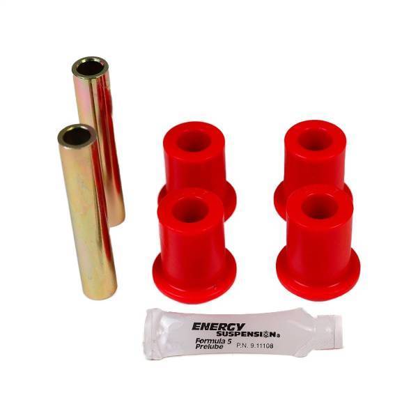 Energy Suspension - Energy Suspension Universal Link Bushings Red Flange Style 1.25 ID Eye 3.50 LG. 7/16 Bolt - 9.2109R