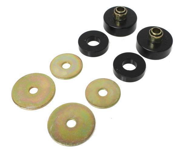 Energy Suspension - Energy Suspension Universal Mounts/Isolators Black Firm Bushing Incl. 2 Complete Mounts/4 Washers/2 Sleeves/4 Bushings Sold Individually Performance Polyurethane - 9.4101G