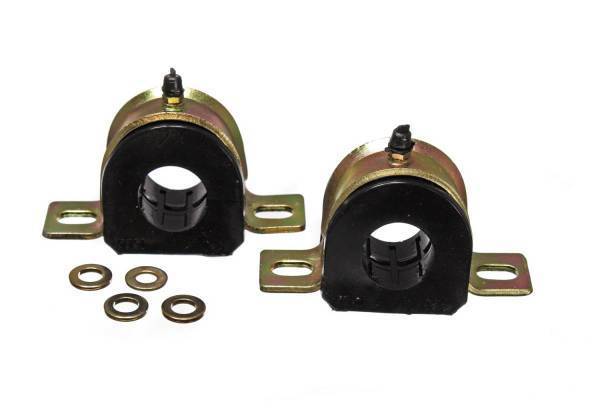 Energy Suspension - Energy Suspension Sway Bar Bushing Set Black Front Or Rear Greasable Type Bar Dia. 1 1/16 in./27mm 2 9/16 in. Bracket Size Performance Polyurethane - 9.5169G