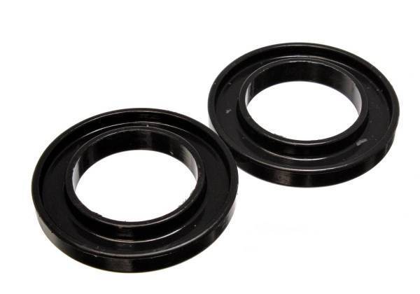 Energy Suspension - Energy Suspension Coil Spring Isolator Set Black ID 3 3/16 in. OD 5.25 in. H-4 7/8 in. Performance Polyurethane - 9.6107G