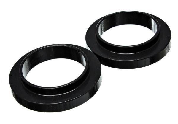 Energy Suspension - Energy Suspension Coil Spring Isolator Set Black ID 3.75 in. OD 5 7/16 in. H-1 1/8 in. Performance Polyurethane - 9.6120G
