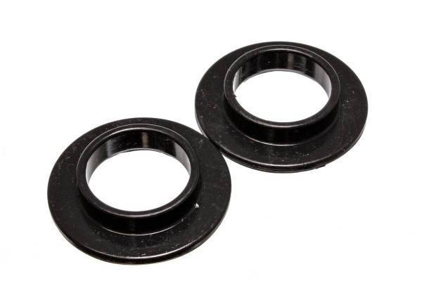 Energy Suspension - Energy Suspension Coil Spring Isolator Set Black ID 2 1/16 in. OD 3.75 in. H-0.75 in. Performance Polyurethane - 9.6121G