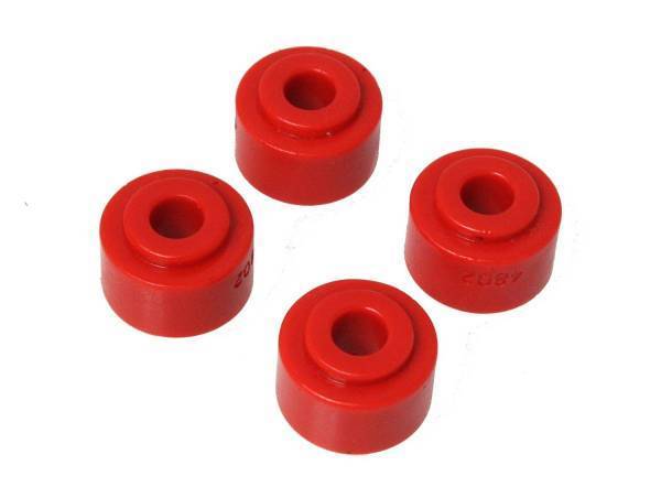 Energy Suspension - Energy Suspension Sway Bar End Link Red Full Size Truck Style Grommets Only ID 7/16 in. Nipple OD 7/8 in. OD 1.25 in. Overall Length .75in. 4 pc. - 9.8103R