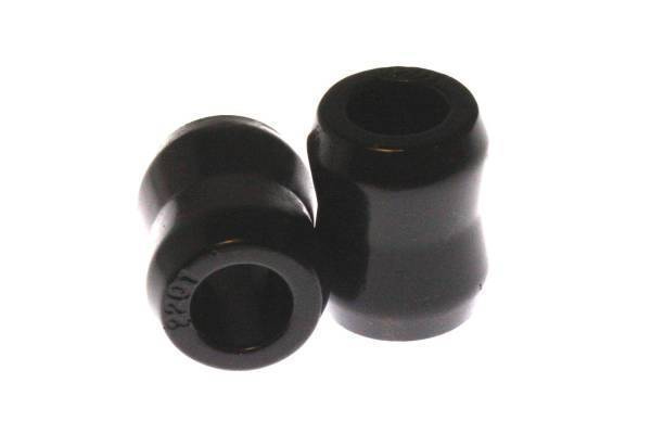 Energy Suspension - Energy Suspension Universal Shock Eyes Black Front And Rear Standard Hourglass Shaped Style ID 5/8 in. L-1 7/16 in. w/2 Bushings Performance Polyurethane - 9.8107G