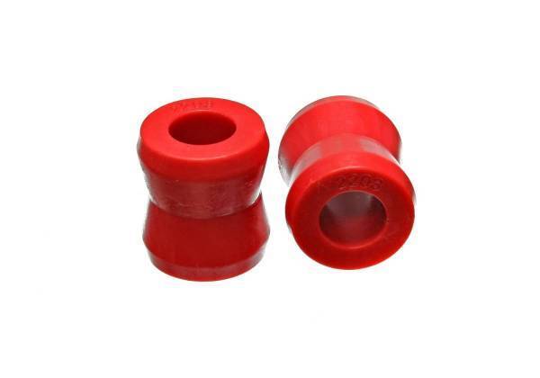 Energy Suspension - Energy Suspension Universal Shock Eyes Red Front And Rear Large Race Hourglass Style ID 0.75 in. L-1 5/8 in. w/2 Bushings Performance Polyurethane - 9.8109R