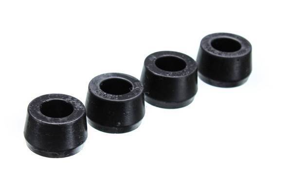 Energy Suspension - Energy Suspension Universal Shock Eyes Black Front And Rear Half Bushings For Hourglass Style ID 5/8 in. L-11/16 in. w/4 Bushings Performance Polyurethane - 9.8113G