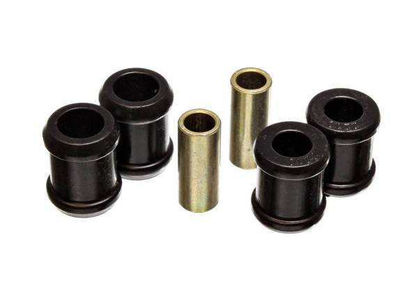 Energy Suspension - Energy Suspension Shock Bushing Set Black Rear Must Reuse All Metal Hardware Performance Polyurethane - 9.8138G