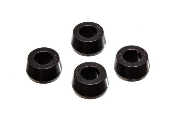 Energy Suspension - Energy Suspension Universal Shock Eyes Black Front And Rear Half Bushing Style For Large Race Hourglass ID 5/8 in. L-13/16 in. w/4 Bushings Performance Polyurethane - 9.8142G