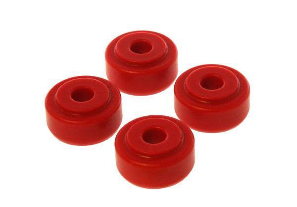 Energy Suspension - Energy Suspension Universal Shock Eyes Red Front And Rear Large Shock Tower Bayonet End Style 15/16 in. Nipple ID-9/16 in. w/4 Bushings Performance Polyurethane - 9.8145R