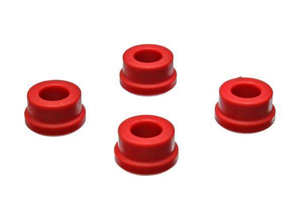 Energy Suspension - Energy Suspension Universal Shock Eyes Red Front And Rear Fits Half Of Standard Straight Eye Style ID 5/8 in. L-0.75 in. w/4 Bushings Performance Polyurethane - 9.8147R