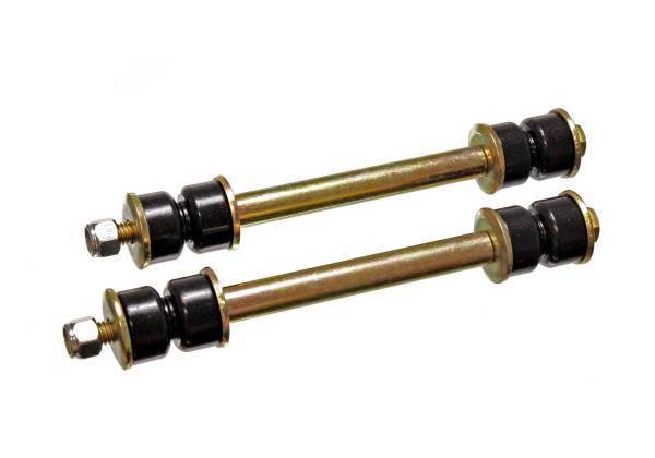 Energy Suspension - Energy Suspension Fixed Length End Link Set Black L-4.25 in. - 9.8149G