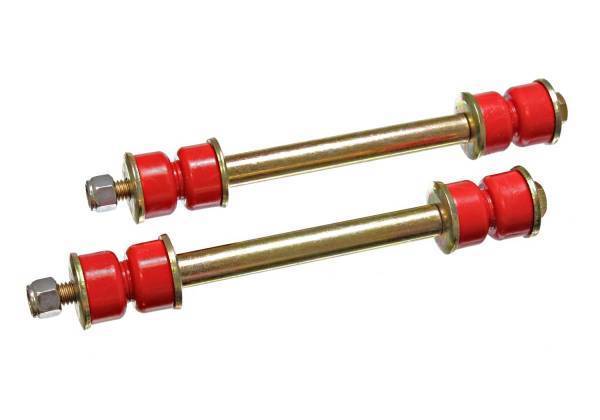 Energy Suspension - Energy Suspension Fixed Length End Link Set Red L-4.25 in. - 9.8149R