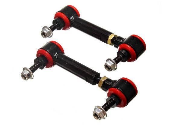 Energy Suspension - Energy Suspension Pivot-Style Adjustable End Links Red Rear End Link 3 3/4 in. - 4 3/4 in. - 9.8169R