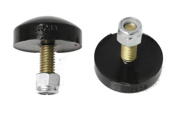 Energy Suspension - Energy Suspension Universal Bump Stop Set Black Low Profile Button Style H-11/16 in. Dia. 1 5/8 in. Incl. 2 Per Set Performance Polyurethane - 9.9121G