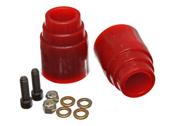 Energy Suspension - Energy Suspension Bump Stop Set Red Rear Incl. 2 Per Set Performance Polyurethane - 9.9155R