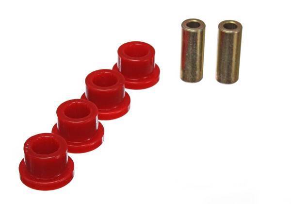 Energy Suspension - Energy Suspension Universal Link Bushings Red Flange Type 1.382 in. OD Bush 0.5 in. ID Sleeve Performance Polyurethane - 9.9482R