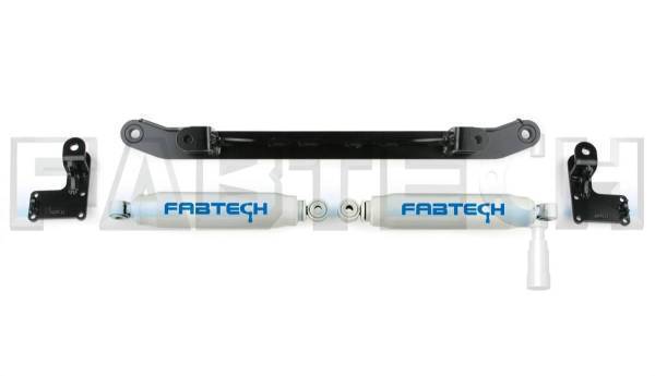 Fabtech - Fabtech Steering Stabilizer Kit Dual Not For Use w/HD Tie Rods - FTS8010