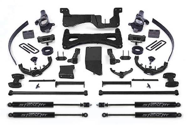 Fabtech - Fabtech Performance Lift System w/Shocks w/Stealth Monotube Shocks 8 in. Lift - K1015M