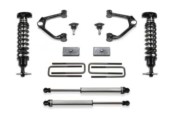 Fabtech - Fabtech Ball Joint UCA Lift System w/Shocks 3 in. Lift w/Front Dirt Logic 2.5 Coilover And Rear Dirt Logic 2.25 Shocks - K1165DL