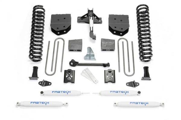 Fabtech - Fabtech Basic Lift System w/Shocks w/Performance Shocks 6 in. Lift w/Factory Overload - K20101