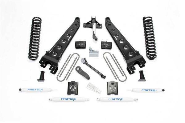 Fabtech - Fabtech Radius Arm Lift System w/Performance Shocks 6 in. Lift w/o Factory Overload - K2011