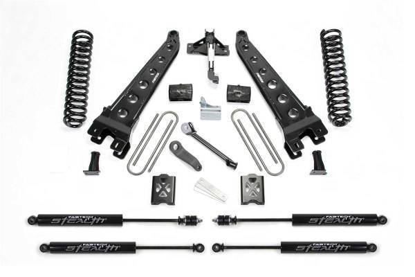 Fabtech - Fabtech Radius Arm Lift System w/Stealth Monotube Shocks 6 in. Lift w/Factory Overload - K20111M