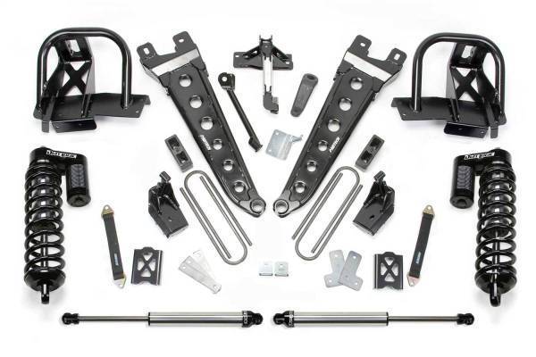 Fabtech - Fabtech Radius Arm Lift System w/DLSS Shocks 6 in. Lift w/Factory Overload 4.0 Coilovers - K20121DL