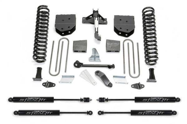 Fabtech - Fabtech Basic Lift System w/Shocks w/Stealth Monotube Shocks 6 in. Lift - K2155M