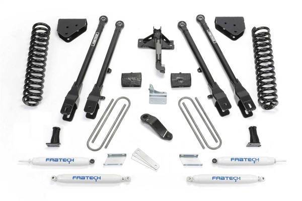 Fabtech - Fabtech 4 Link Lift System 4 in. Lift w/Performance Shocks - K2212