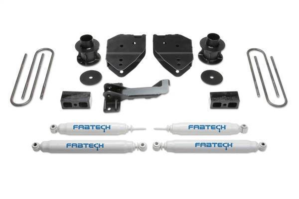 Fabtech - Fabtech Budget Lift System w/Shock 4 in. Lift Incl. Performance Shocks - K2213